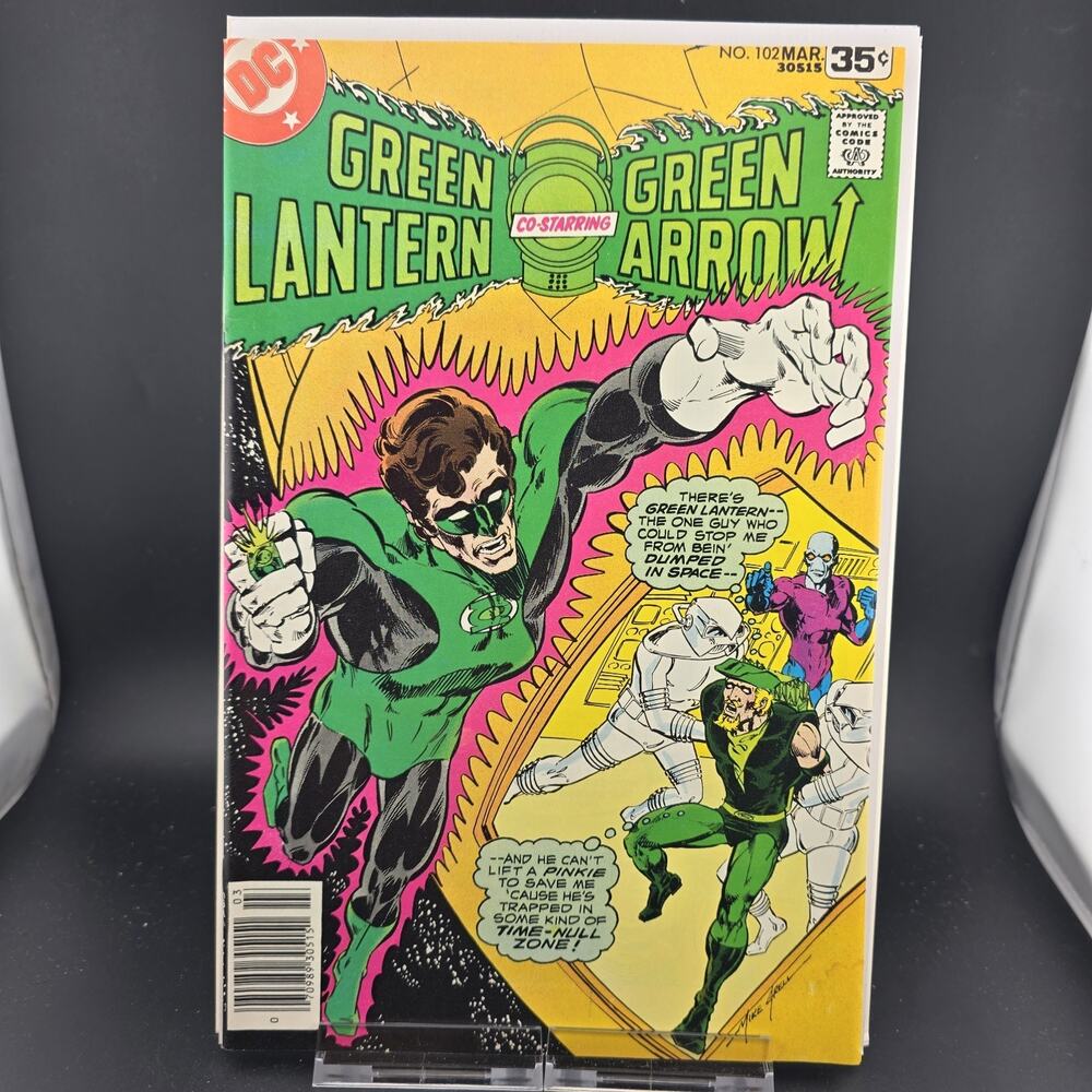 GREEN LANTERN #102 (1978) VF 8.0 Newsstand Bronze Age Denny O'Neil Mike Grell
